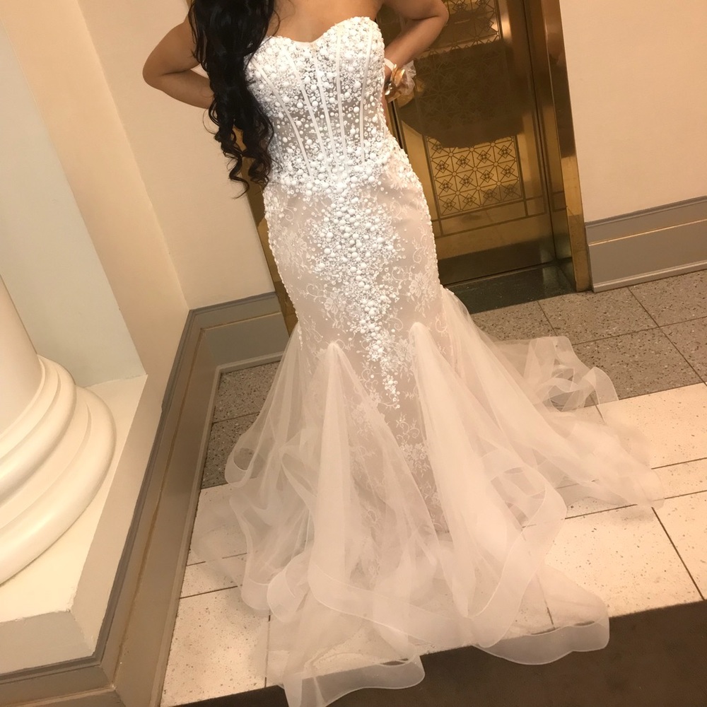 Jovani Off White Prom Dress; Style #57428 - Picture 2 of 4